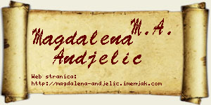 Magdalena Anđelić vizit kartica